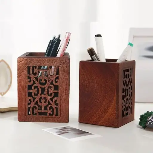 Wooden Desk Organizer